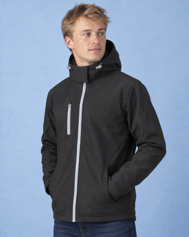 Veste softshell capuche homme