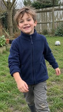 Veste micropolaire zippée enfant