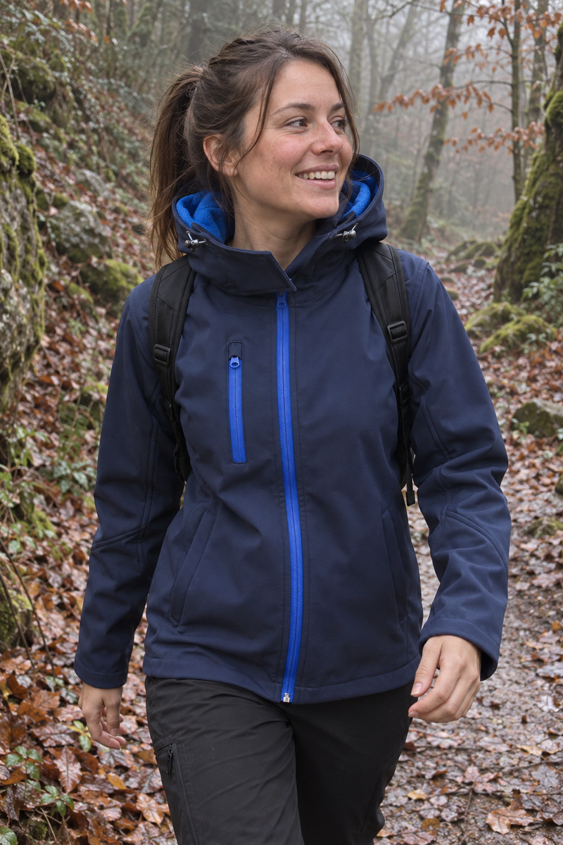 Veste softshell capuche femme