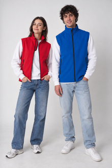 Veste sans manche softshell unisexe