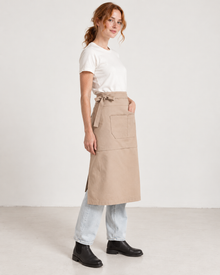 Tablier coton long