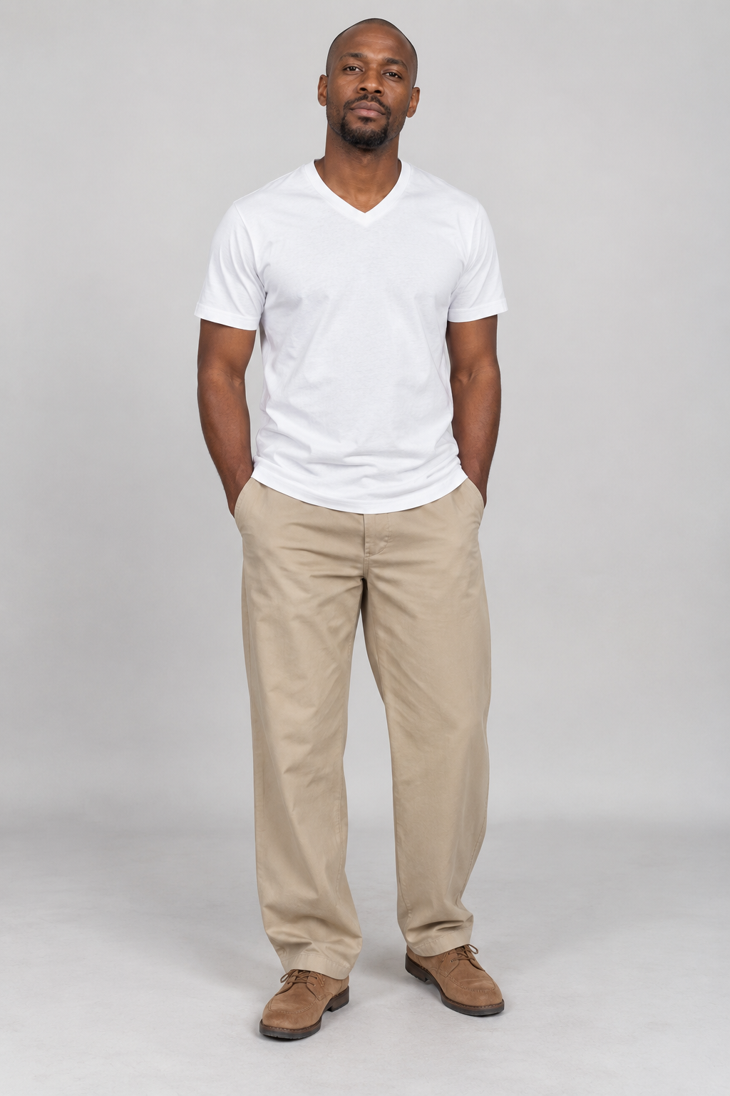 T-shirt col V homme — vue du produit