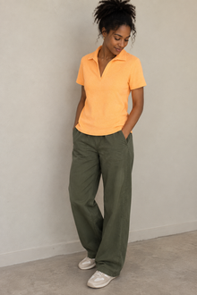 Polo éponge femme