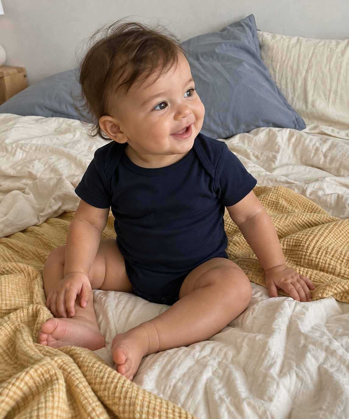 Body manches courtes coton biologique — vue du produit