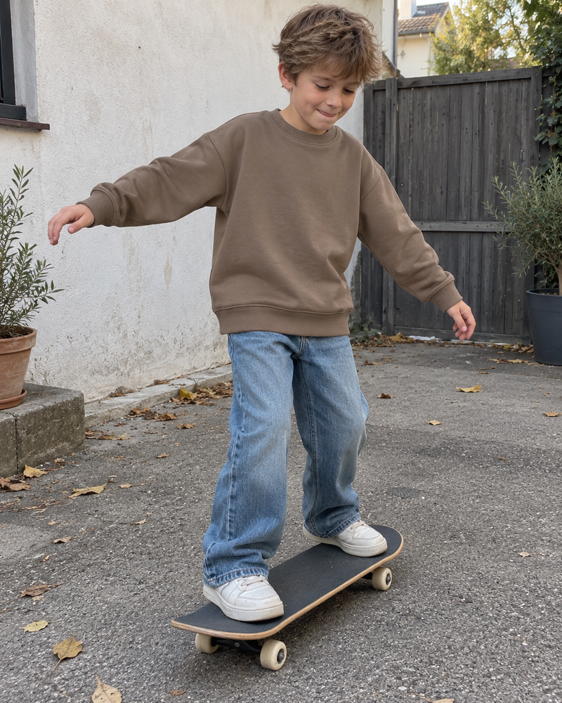 Sweat-shirt oversize enfant