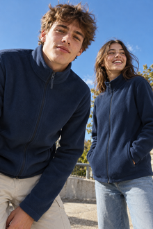 Veste micropolaire zippée unisexe