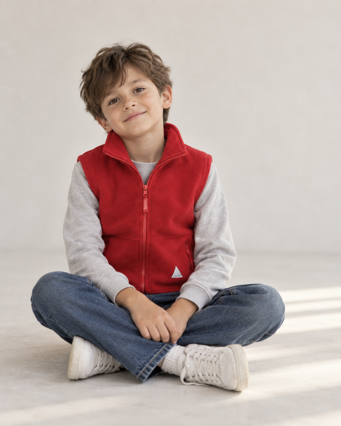 Veste polaire sans manche enfant — vue du produit