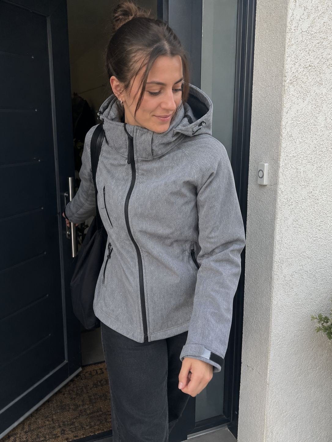 Veste softshell à capuche amovible femme — photo 2