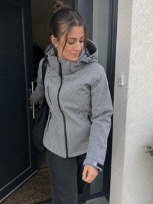 Veste softshell à capuche amovible femme