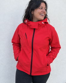Veste softshell à capuche amovible femme