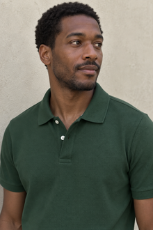 Polo maille piquée homme
