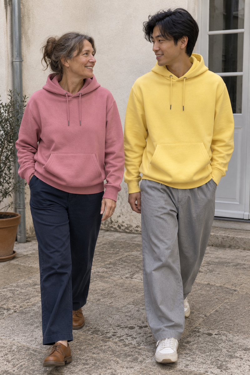 Sweat-shirt à capuche unisexe