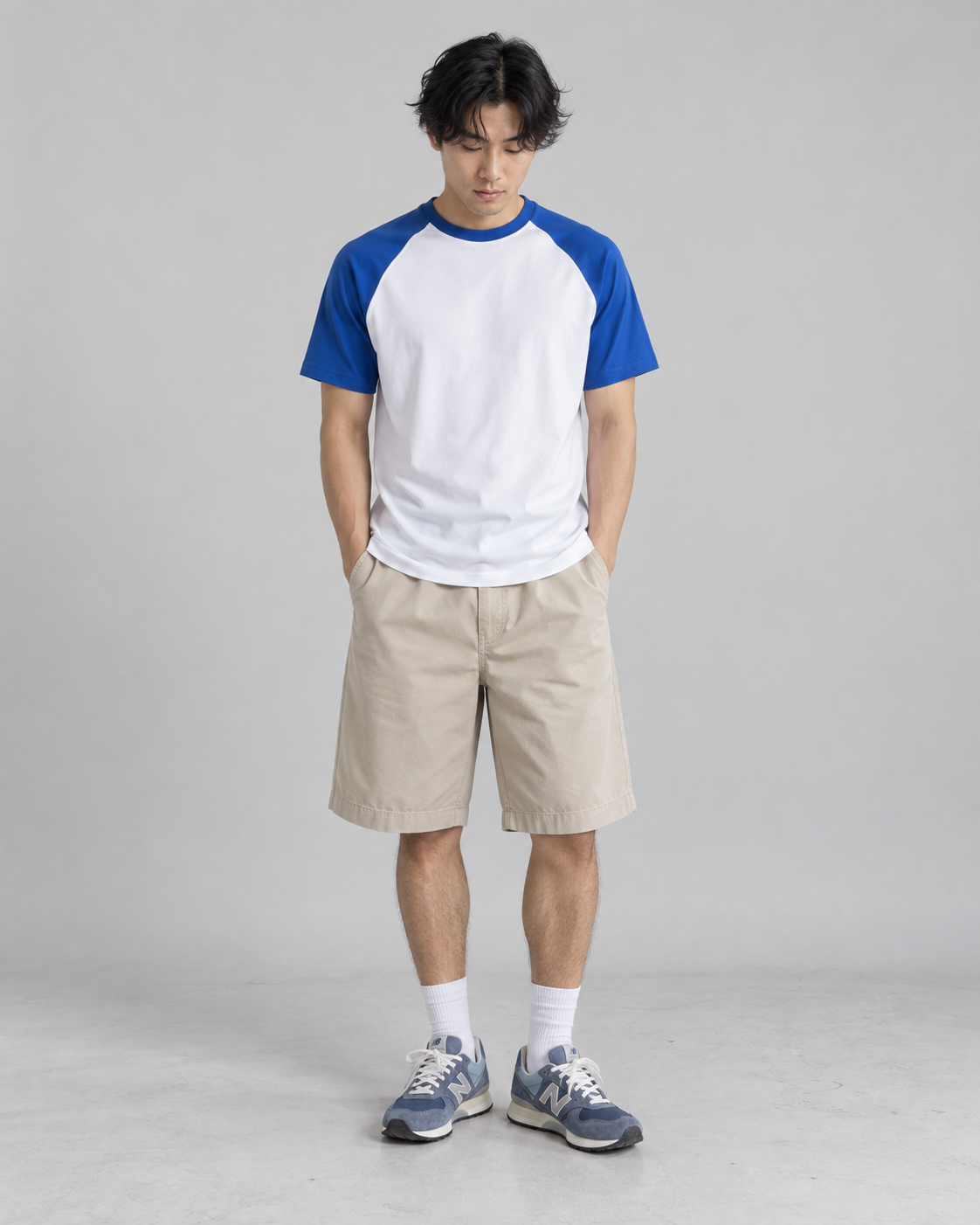 T-shirt bicolore unisexe — photo 2