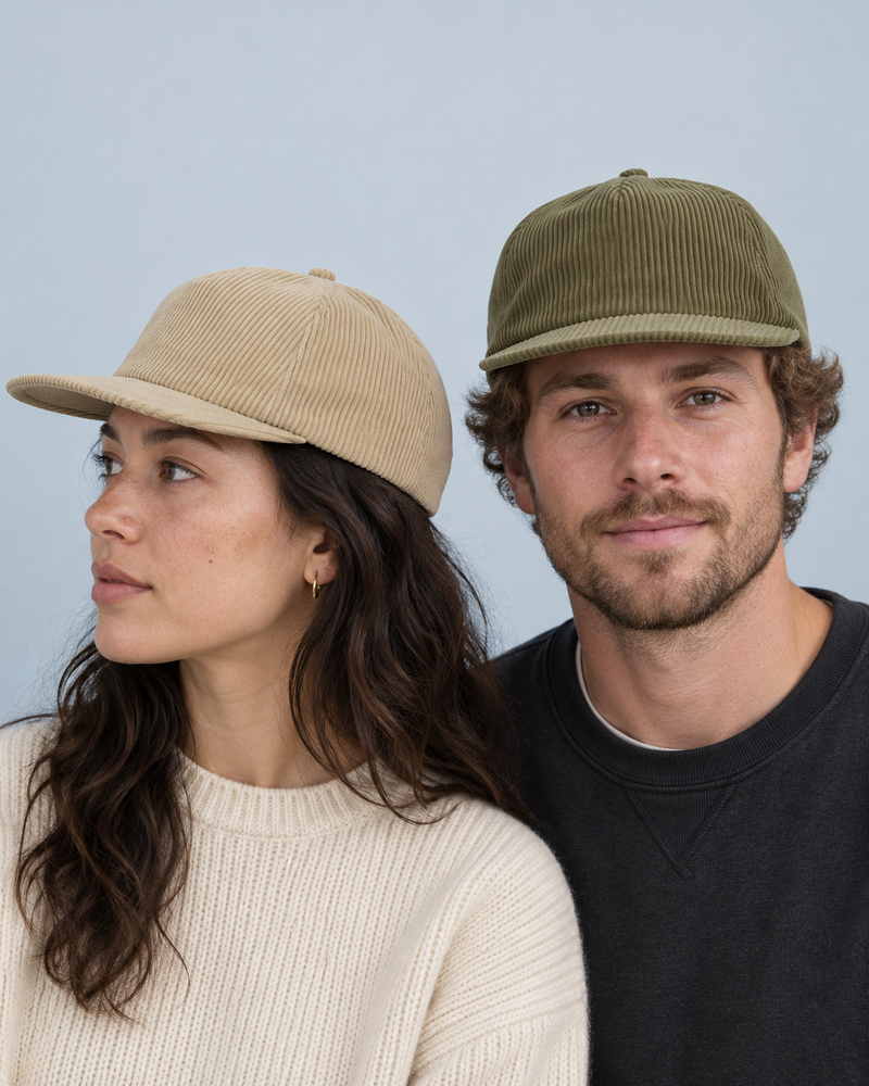 Casquette velours premium