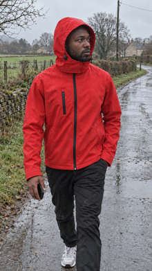 Veste softshell capuche homme