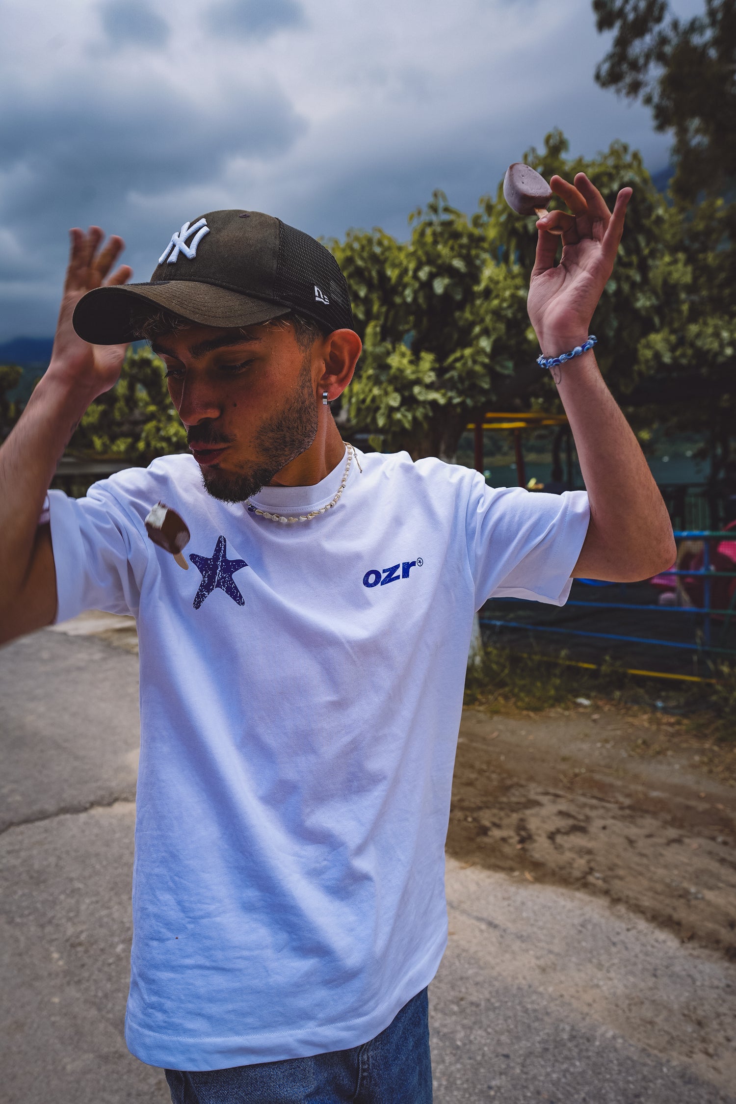 Starfish Tee - Blanc