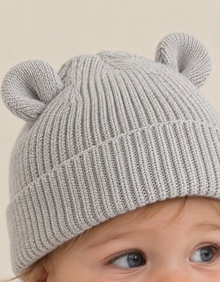 Bonnet bébé ours