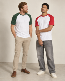 T-shirt bicolore unisexe