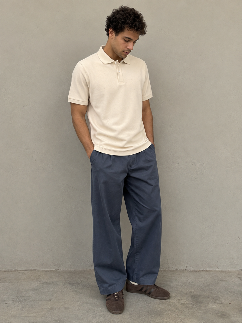 Polo maille piquée homme