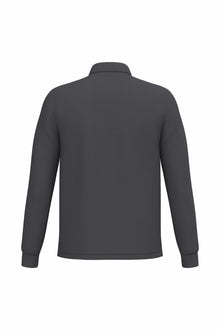 Polo piqué manches longue homme