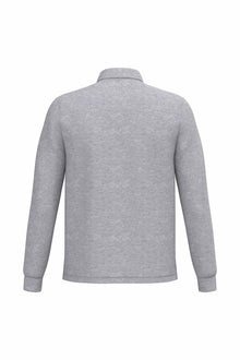 Polo piqué manches longue homme