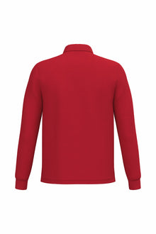Polo piqué manches longue homme