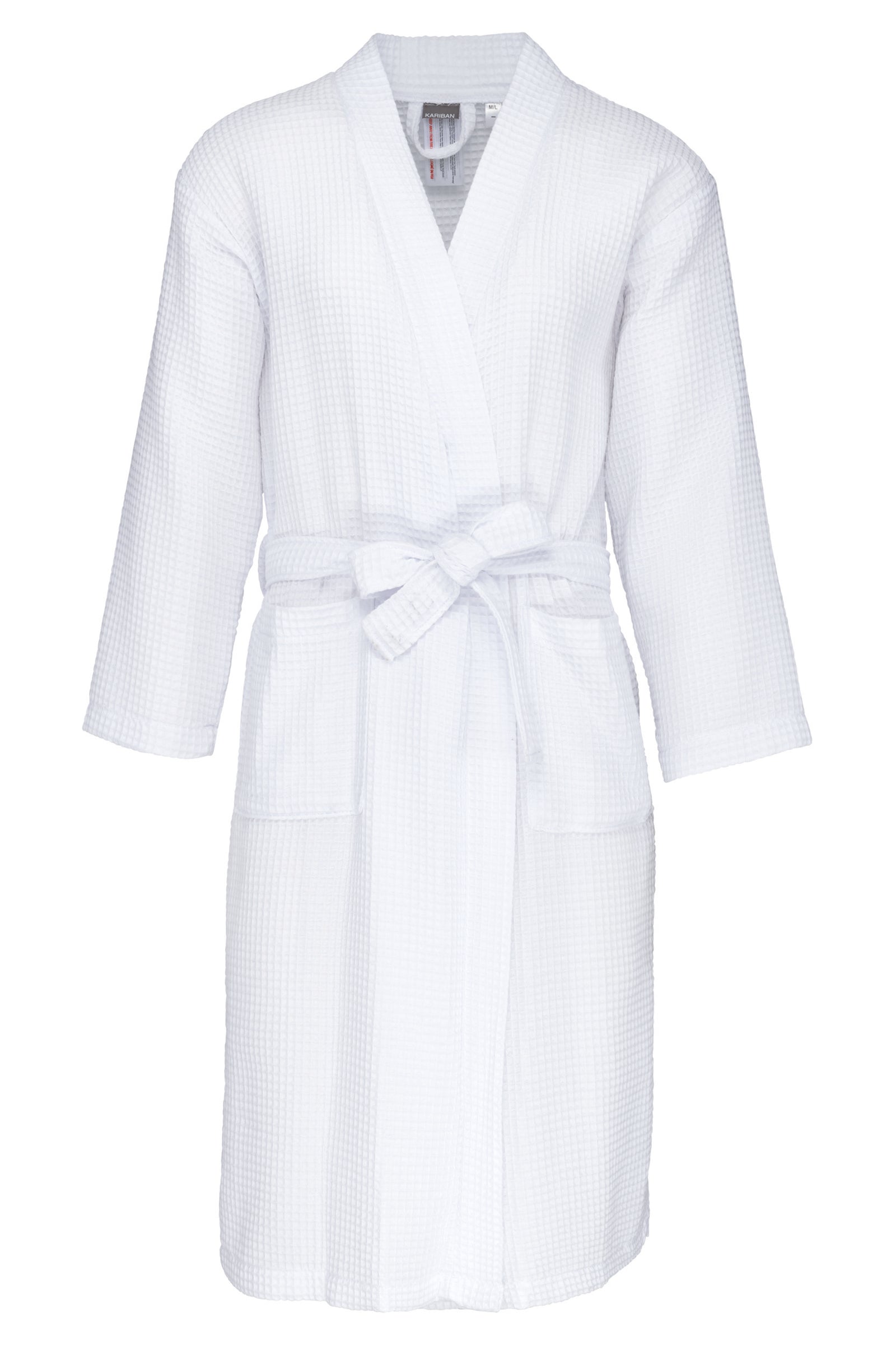 Peignoir kimono nid d'abeille
