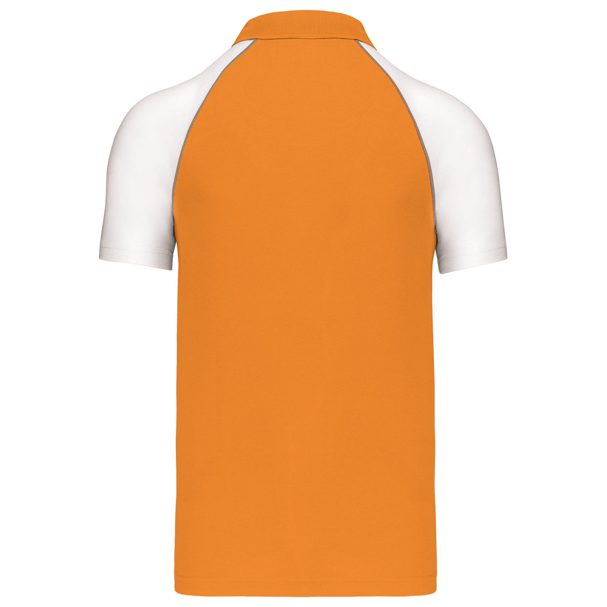 orange, blanc, dos