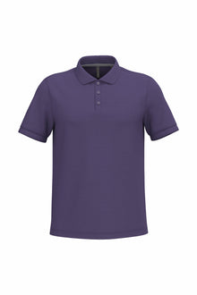 Polo piqué manches courtes homme