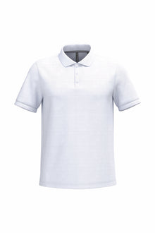 Polo piqué manches courtes homme