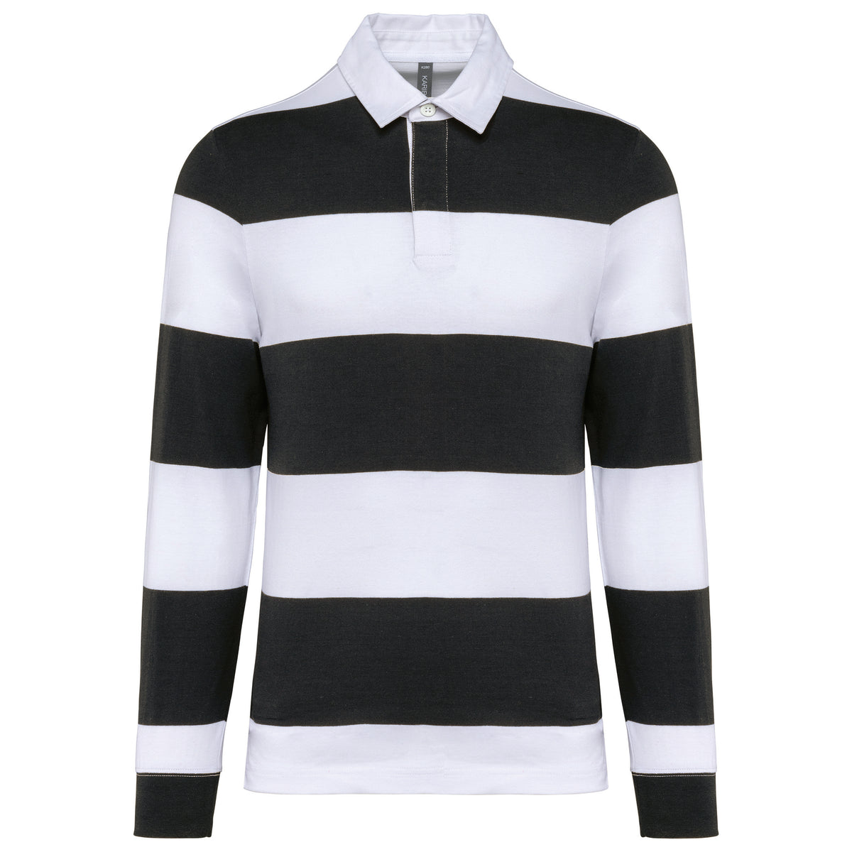 noir, rayures blanche, avant