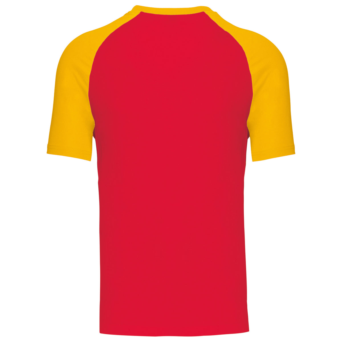 rouge, jaune, dos