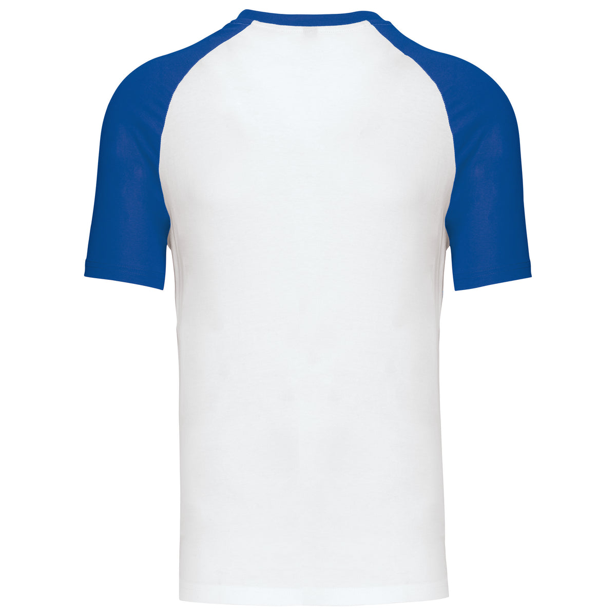 blanc, bleu royal, dos