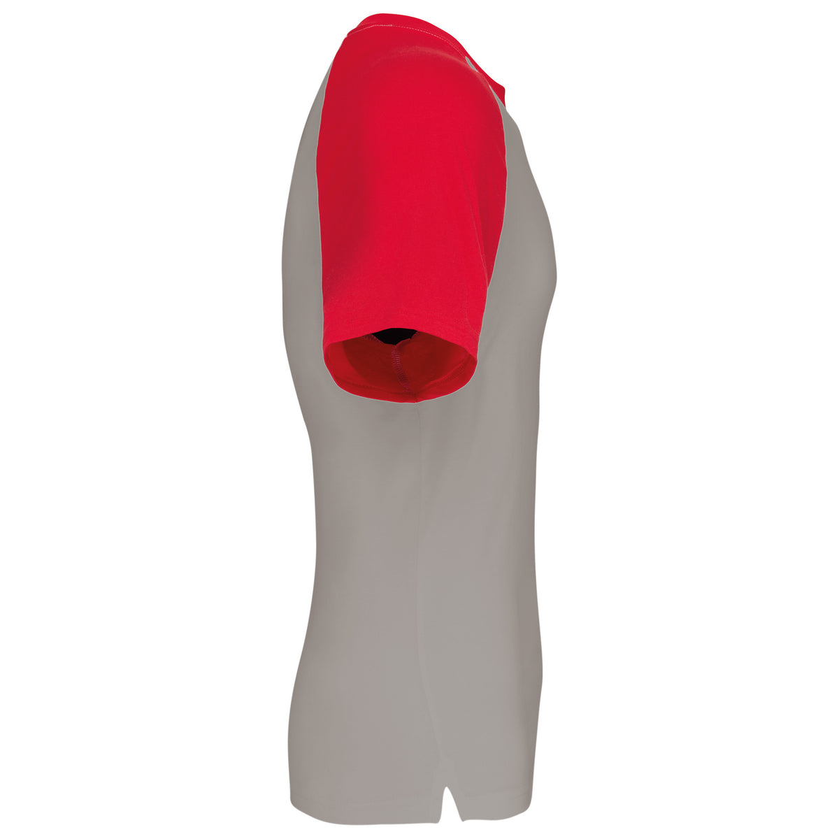 gris clair, rouge, droite