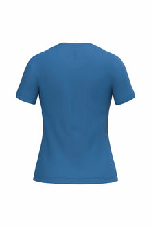 T-shirt col V manches courtes femme