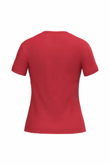 T-shirt col V manches courtes femme