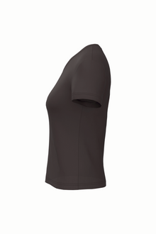 T-shirt col V manches courtes femme