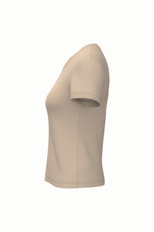 T-shirt col V manches courtes femme