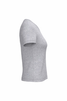 T-shirt col V manches courtes femme