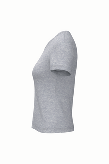 T-shirt col V manches courtes femme