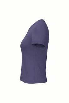 T-shirt col V manches courtes femme