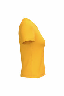 T-shirt col V manches courtes femme