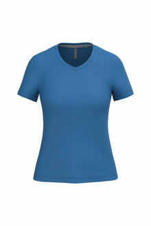 T-shirt col V manches courtes femme