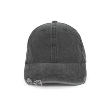Casquette vintage effet déchiré