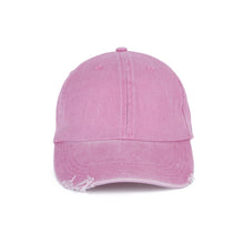 Casquette vintage effet déchiré