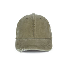Casquette vintage effet déchiré