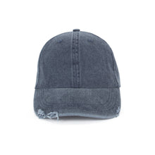 Casquette vintage effet déchiré
