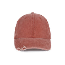 Casquette vintage effet déchiré
