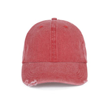 Casquette vintage effet déchiré