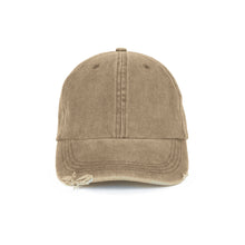 Casquette vintage effet déchiré
